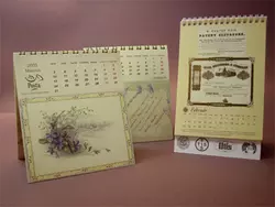 Asztali naptár nyomása